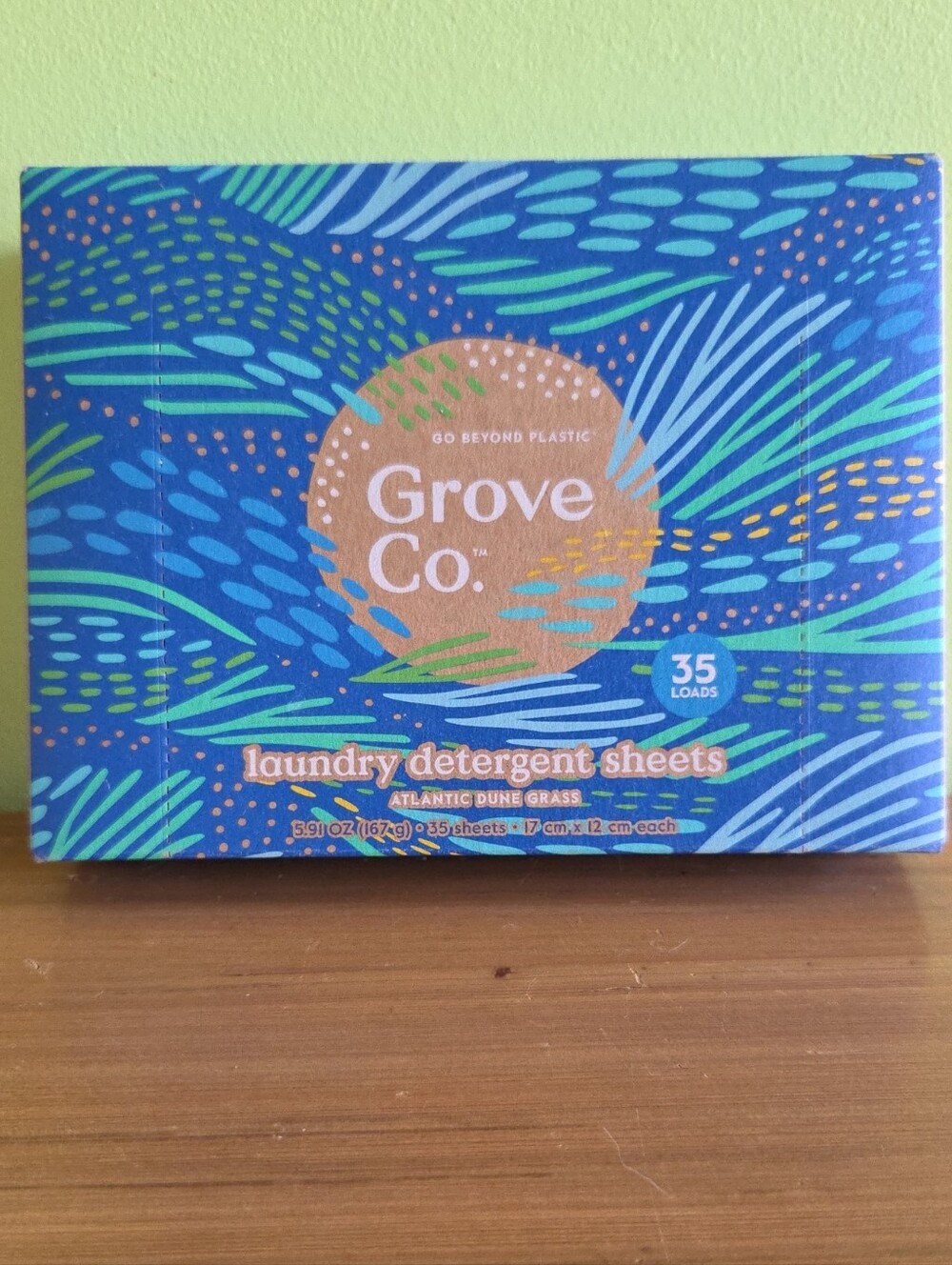 Atlantic Dune Grass Laundry Detergent Sheets — Blue
